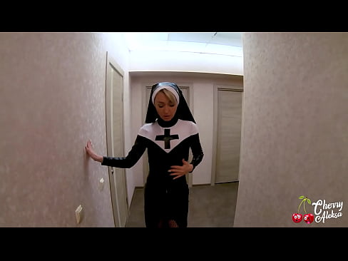 ❤️ Sexy Nun Sucking and Fucking in the Ass to Mouth ❤